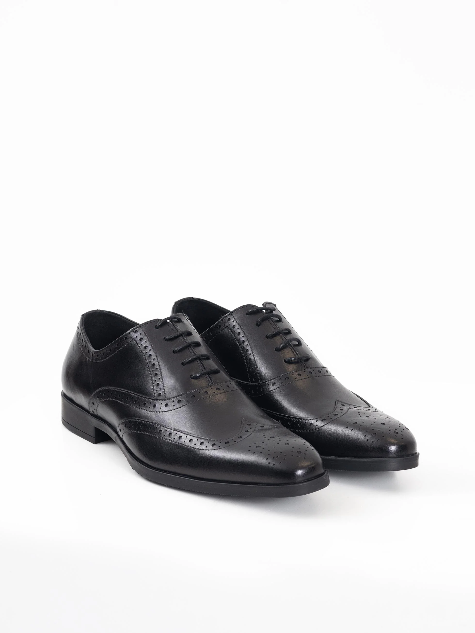 ZAPATO OXFORD FULL BROGUE NEGRO - Image 3