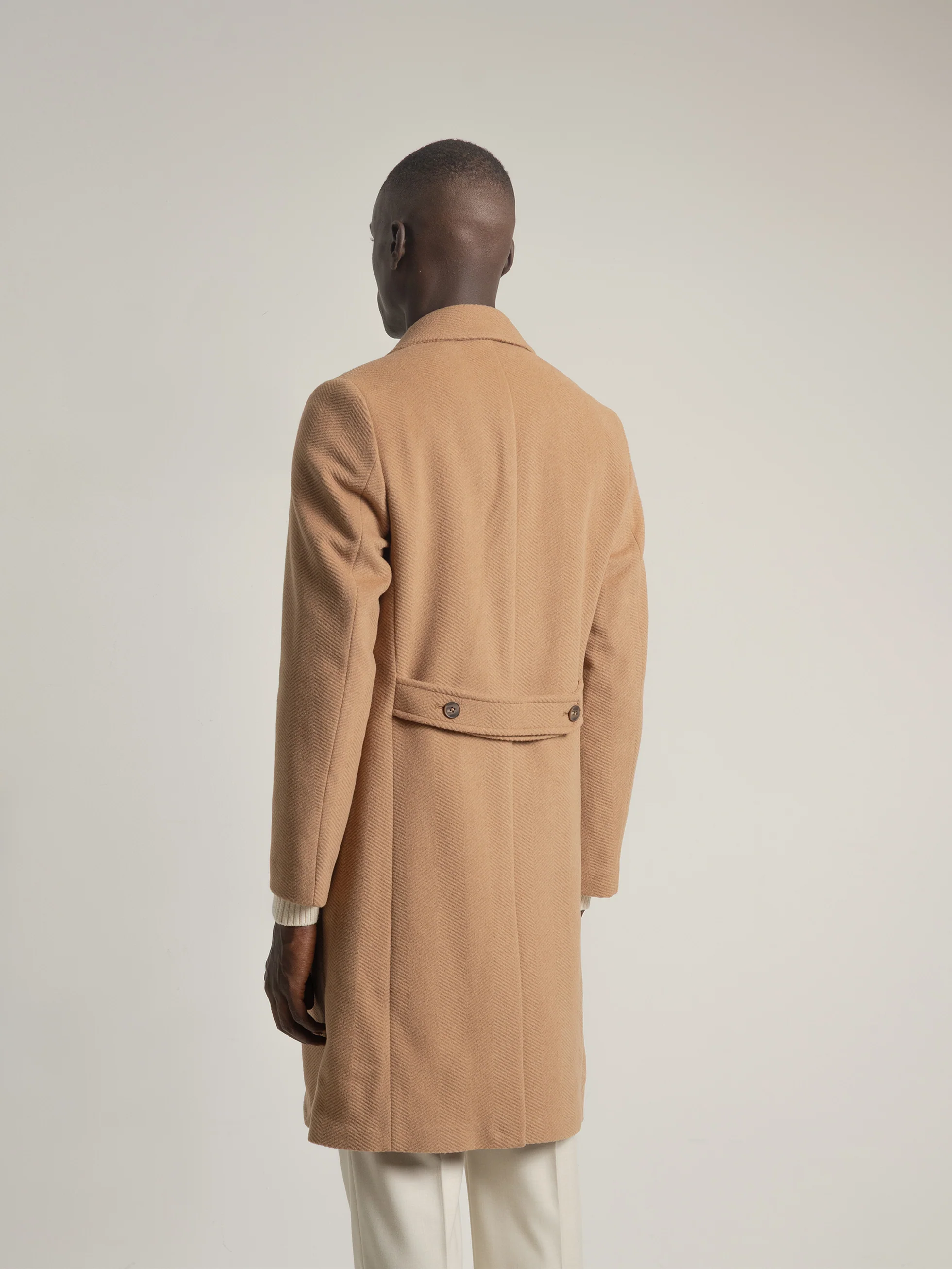 ABRIGO CRUZADO LANA CAMEL - Image 4