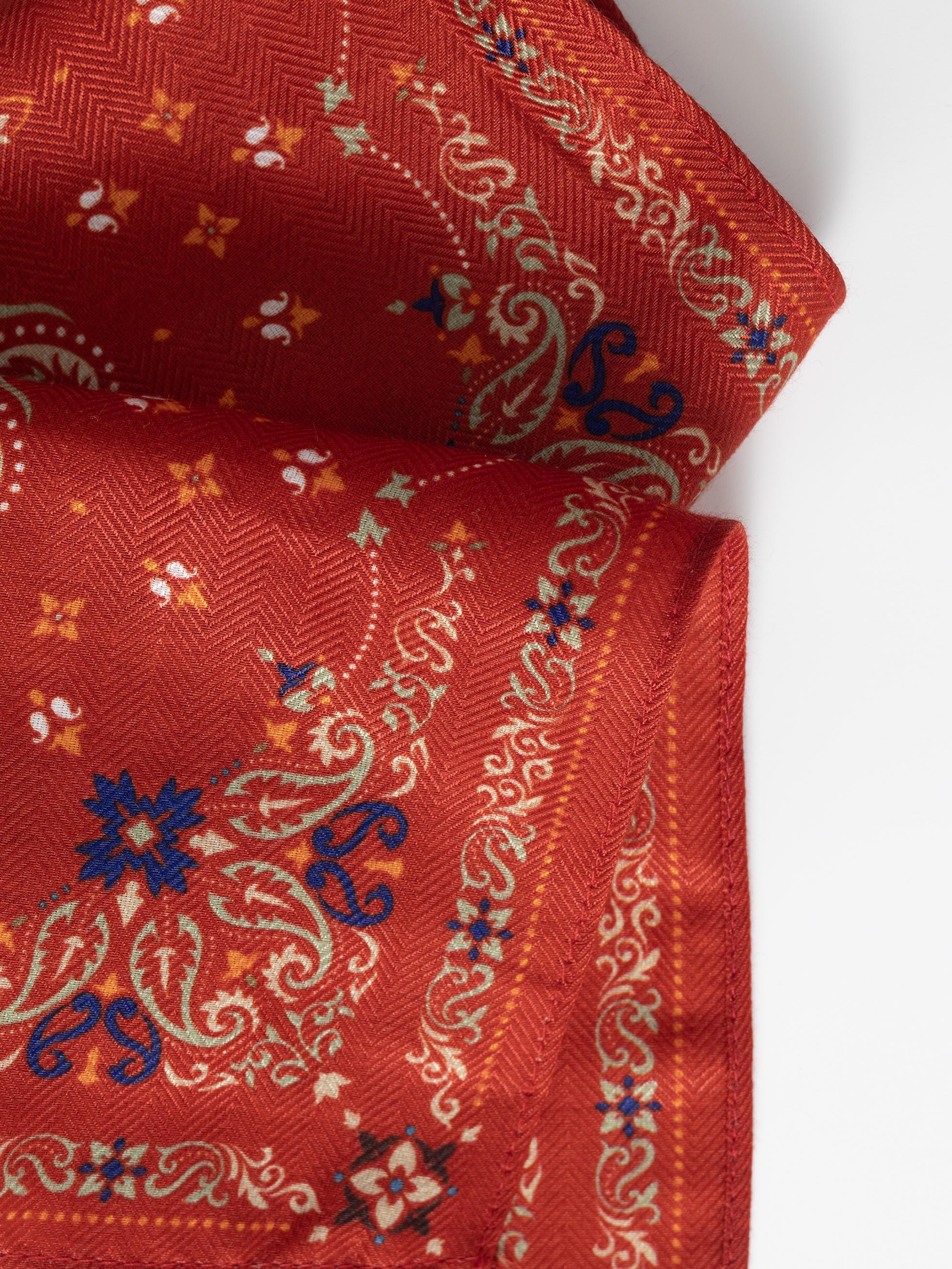PAÑUELO DE BOLSILLO PASLEY ROJO - Image 4