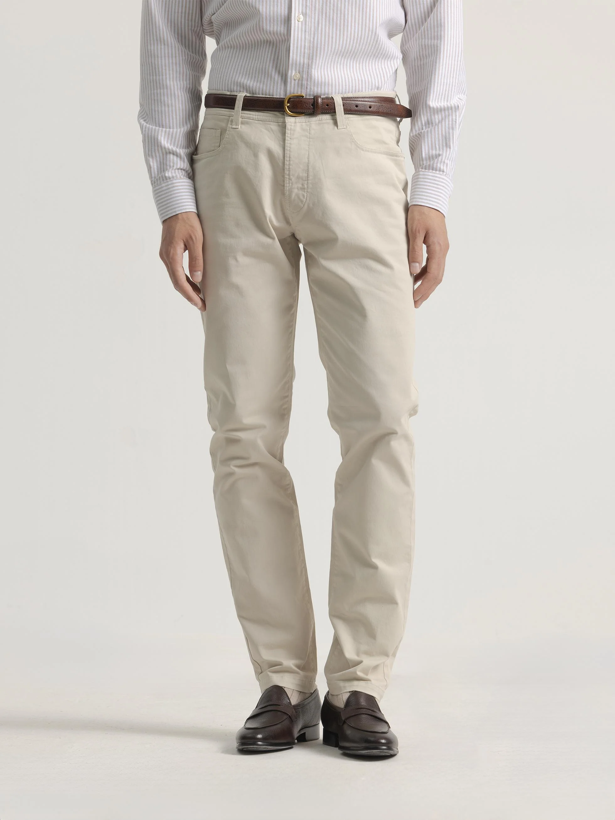 PANTALON 5 BOLSILLOS MARFIL - Image 3