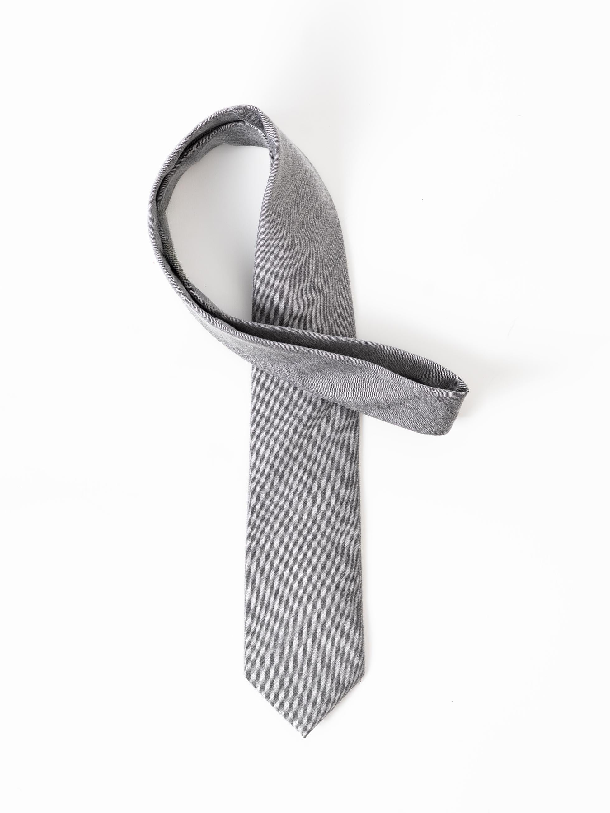 CORBATA TEXTURA GRIS CLARO - Image 2